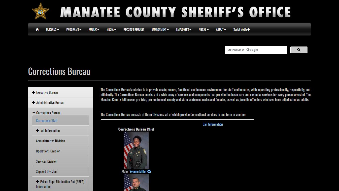 Corrections Bureau - Manatee Sheriff